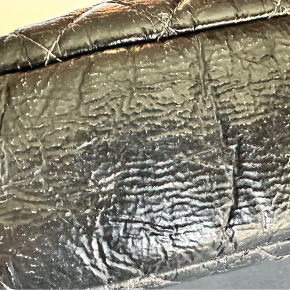 [SOLD] Chanel Vinyl Quilted Jumbo Melrose Degrade Flap Bag - Picture 10 of 16